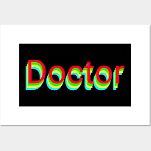 Retro doctor Posters and Art